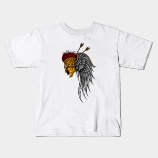 Viking Helmet Vintage Kids T-Shirt